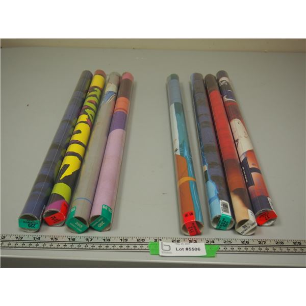 (2X THE MONEY) Total 8 NOS Posters NHL C. Joseph, Baywatch, Disney Babies, Etc