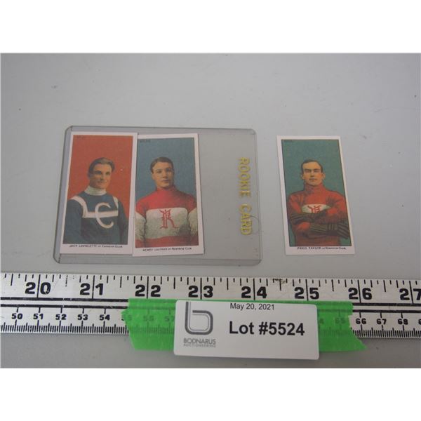 Lancaster Reprint Hockey Series Cards (3)