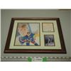 Image 1 : Limited Edition Original Art KRSI Collectibles Individually Numbered Print in Frame of Wayne Gretzky