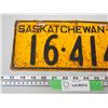 Image 2 : 1933 Sask Licence Plate