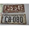 Image 2 : Lot of 6 Sask Licence Plates