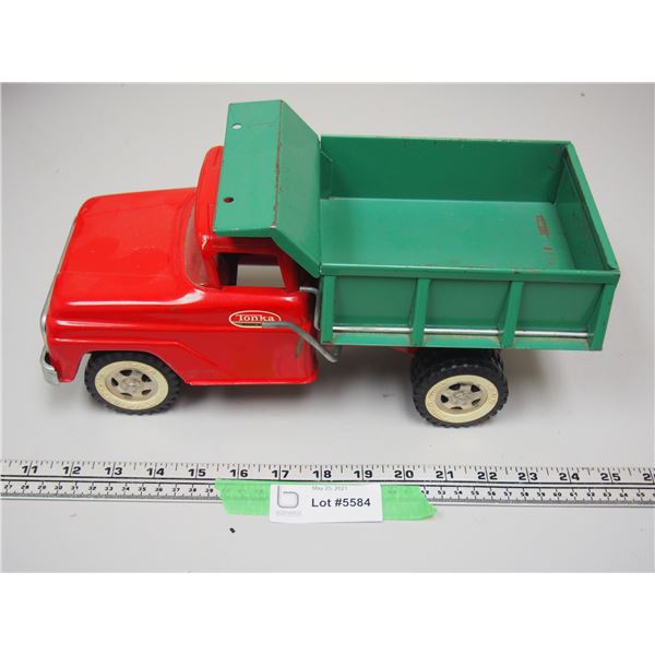 Tonka Toys Red & Green Dump Truck (13" Long)