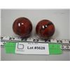 Image 1 : 2 Large Marbles