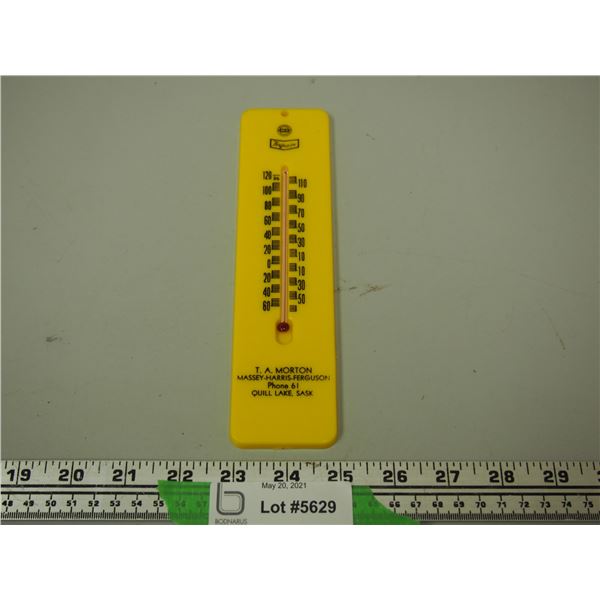 T.A. Morton Quill Lake Sask Massey-Harris Ferguson Thermometer (Plastic)