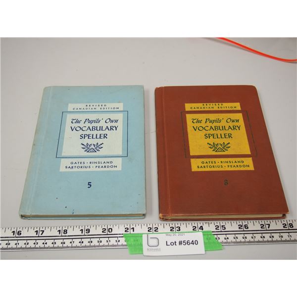 (2X THE MONEY) The Pupils Own Vocabulary Speller Kids Books 1951