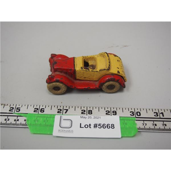 (1930's?) Cast Iron? Unique Toy Car (3.5" L)