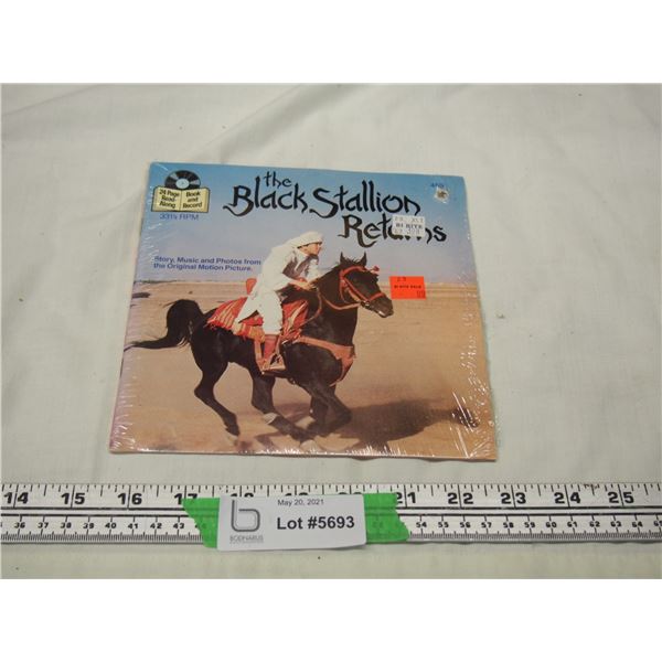 The Black Stallion Returns (Sealed) Book and 33 1/3 Record