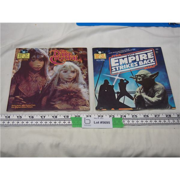 (2X THE MONEY) Star Wars, and the Dark Crystal Books and 33 1/3 Records