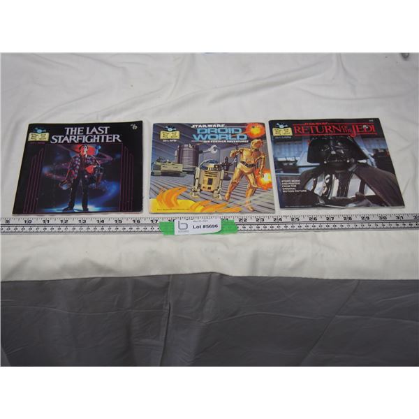 (3X THE MONEY) Star Wars, The Last Star Fighter Books and 33 1/3 Records