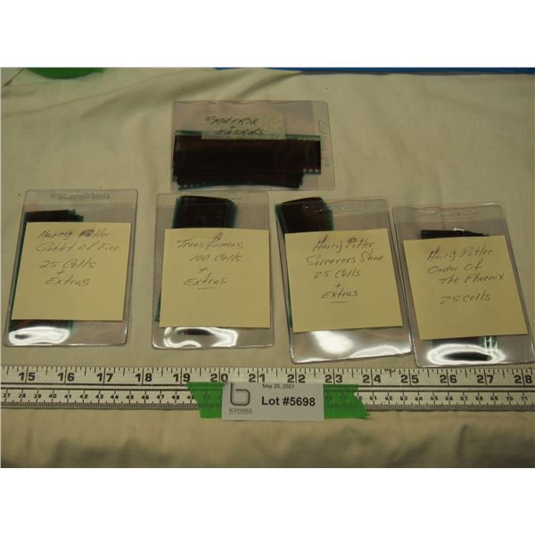 Harry Potter, Transformers, Matrix 35mm Film Cells