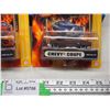 Image 3 : West Coast Choppers 1/64 Scale Plymouth Cuda 440, Chevy Coupe (NIB) (2)