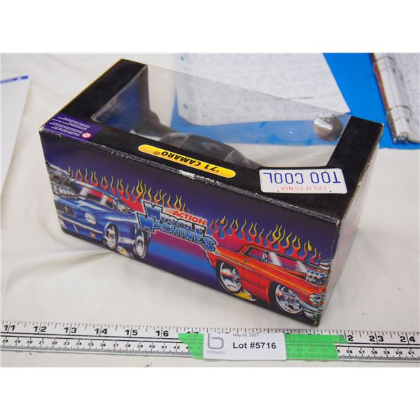 Muscle Machines 1971 Camaro 1/24 Scale (NIB) - Bodnarus Auctioneering