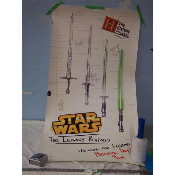 The History Channel Star Wars Movie Poster (49.5" L) 2007