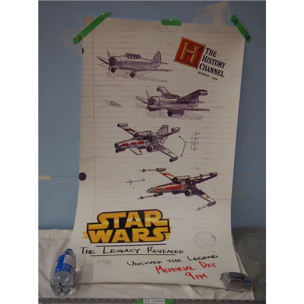 The History Channel Star Wars Movie Poster (49.5" L) 2007