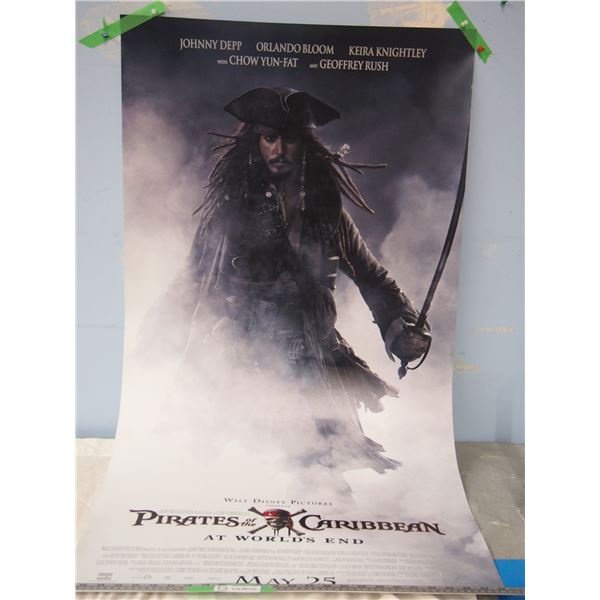 Pirates of the Caribbean Movie Poster (49.5" Long)