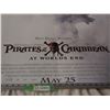 Image 3 : Pirates of the Caribbean Movie Poster (49.5" Long)