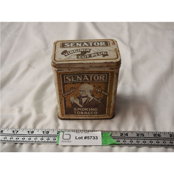 Senator Smoking Tobacco Tin
