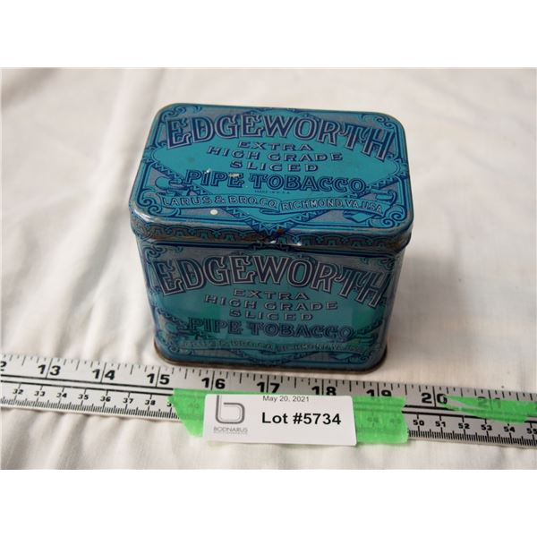 Edgeworth Pipe Tobacco Tin