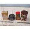 Image 4 : Lot of 4 Collectible Tins