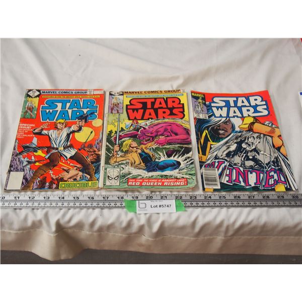 35, 40, and 75 cent Star Wars Comics (3)