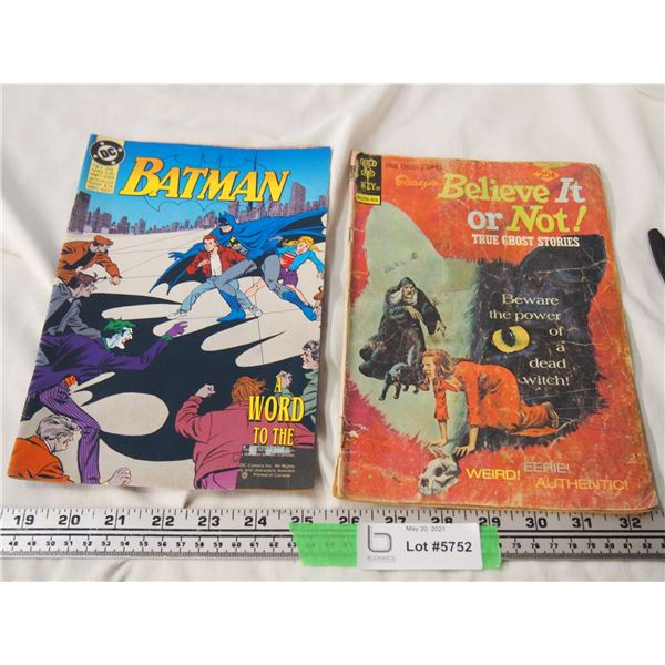 Gold Key Ripley's Believe It Or Not 25 Cent Comics Plus Batman Comic