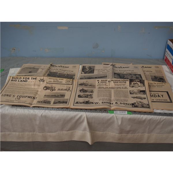 The Weyburn Review Newspaper June 28, 1973 with Tractor Ads