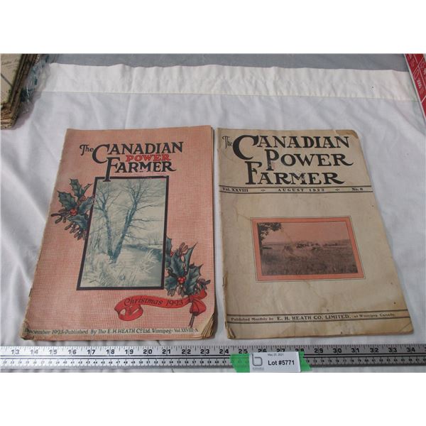 The Canadian Power Farmer 1923 (2) Newspapers