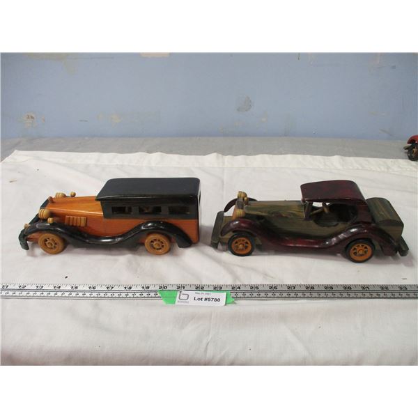 (2X THE MONEY) Toy Wooden Cars