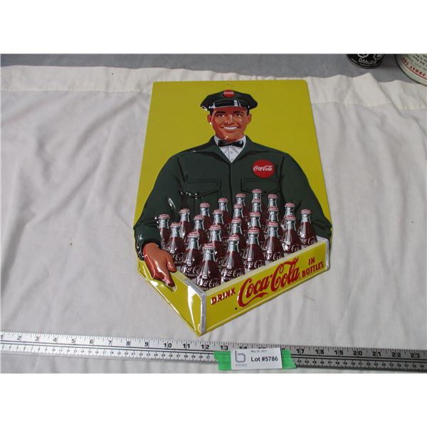 Coca Cola Tin Sign (12.5" x 20")