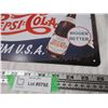 Image 2 : Pepsi Cola Tin Sign (8 x 11 3/4")