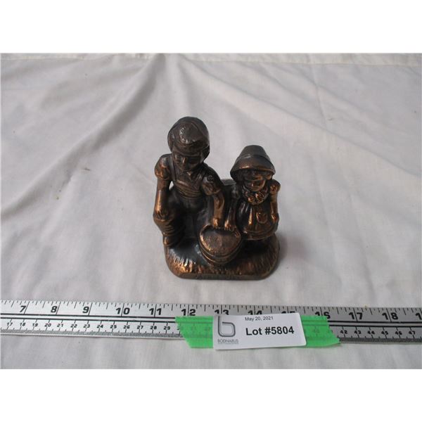 Vintage Jack and Jill Coin Bank (No Plug) 5" Tall