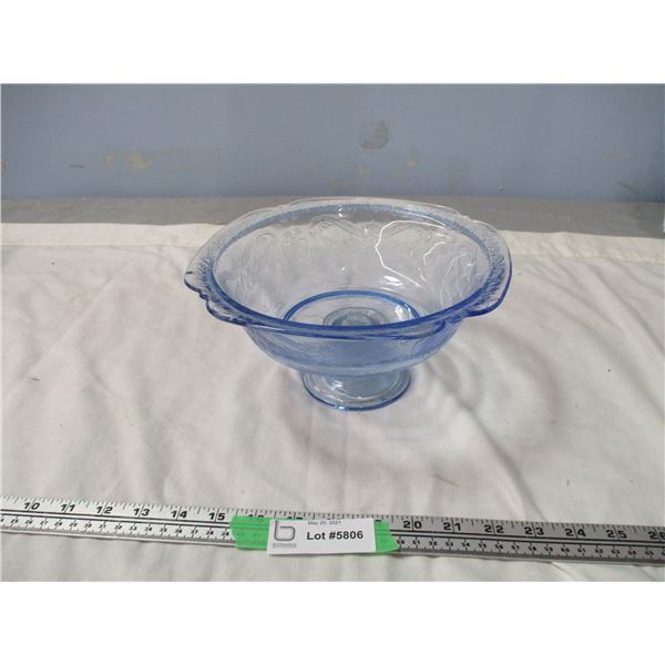 Vintage Footed Glass Bowl