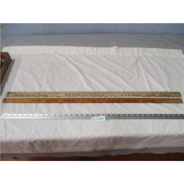 (2X THE MONEY) Advertising Metre Sticks