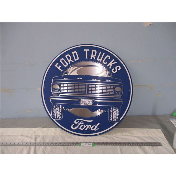 Ford Trucks Tin Sign (23.5" L)