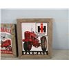 Image 3 : (2X THE MONEY) Farmall Tin Pictures Framed With Barn Wood (15 3/4" x 18 3/4") and (12.5" x 16.5")
