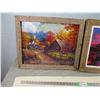Image 2 : (2X THE MONEY) Scenic Pictures Framed in Barn Wood (18.5" x 22.5")