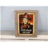 Image 1 : John Wayne Picture Framed In Barn Wood (15.5" x 18 3/4")