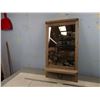 Image 1 : Framed Mirror With Barn Wood (18" x 31.5")