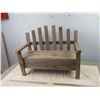 Image 1 : Wooden Bench Made From Barn Wood (23 1/4" x 28")