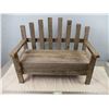 Image 2 : Wooden Bench Made From Barn Wood (23 1/4" x 28")