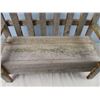 Image 3 : Wooden Bench Made From Barn Wood (23 1/4" x 28")