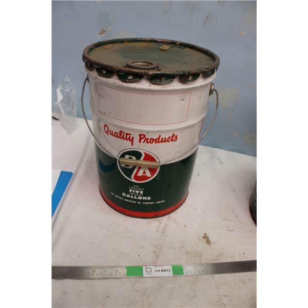 B/A 5 Gallon Pail