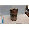 Image 1 : B/A Peerless Heavy Duty Motor Oil Pail 5 Gallon