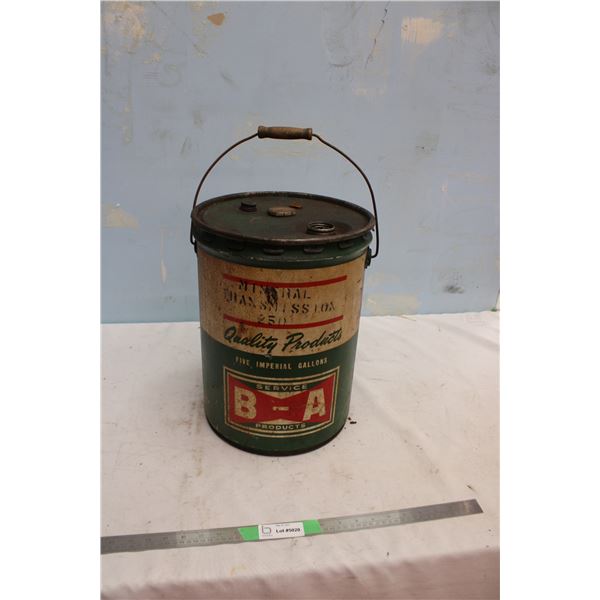 B/A Quality Products 5 Gallon Oil Pail