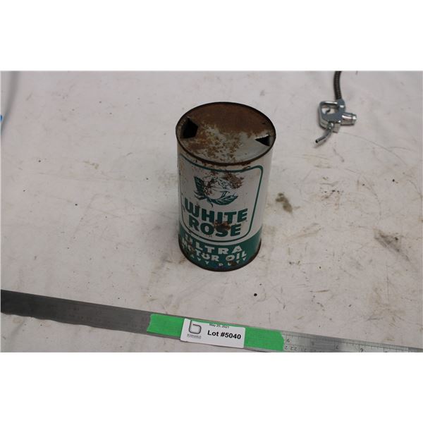 White Rose Ultra Motor Oil Can