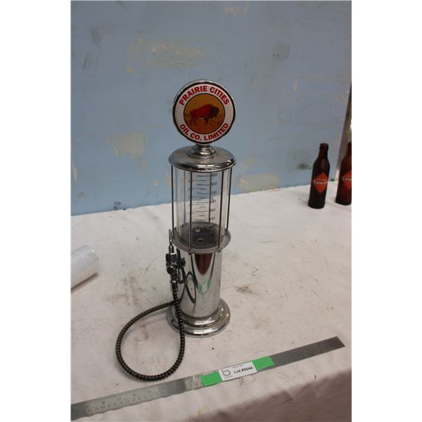 Decorative Gas Bowser Dispenser With Prairie Cities Buffalo Label