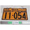Image 1 : 1929 Saskatchewan Licence Plate