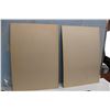 Image 4 : (2X THE MONEY) Cardboard Window Displays Advertising 22" x 32"
