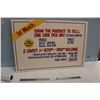 Image 1 : Cardboard Window Display Advertising Sign