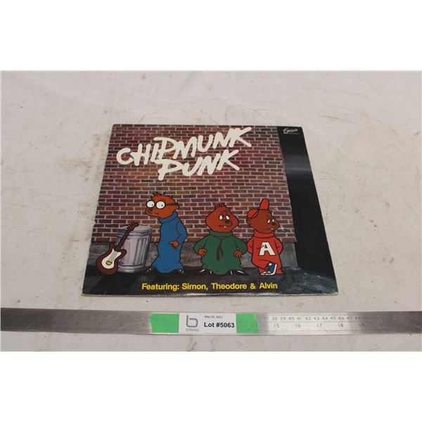 The Chipmunks (Chipmunk Punk) Record (Like New)